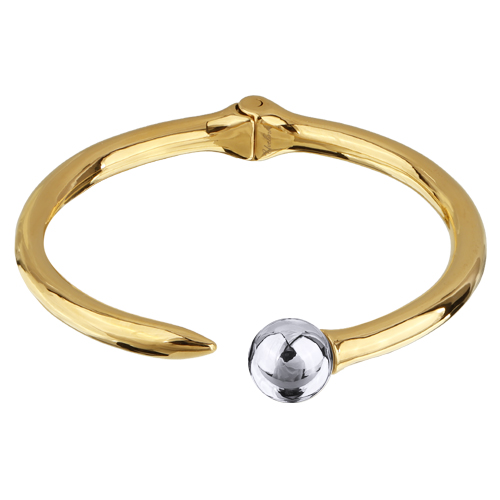 Браслет Гвоздь (бусина 12мм; покрытие золото, родий)