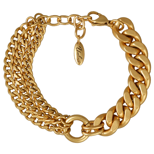 Браслет (покрытие античное золото) 19-22см