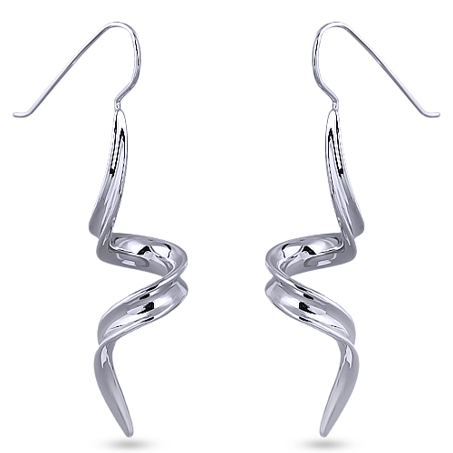 Серьги (покрытие родий)