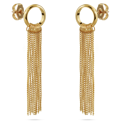 Серьги (покрытие золото)