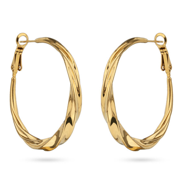 Серьги Конго (покрытие золото)