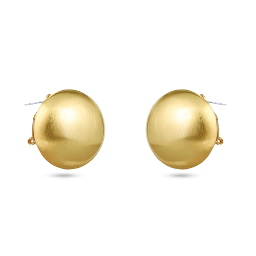 Серьги 2см Геометрия (покрытие матовое золото)