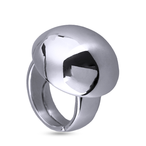 Кольцо 2см Геометрия (покрытие родий)