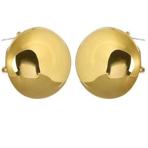 Серьги 3см Геометрия (покрытие золото)