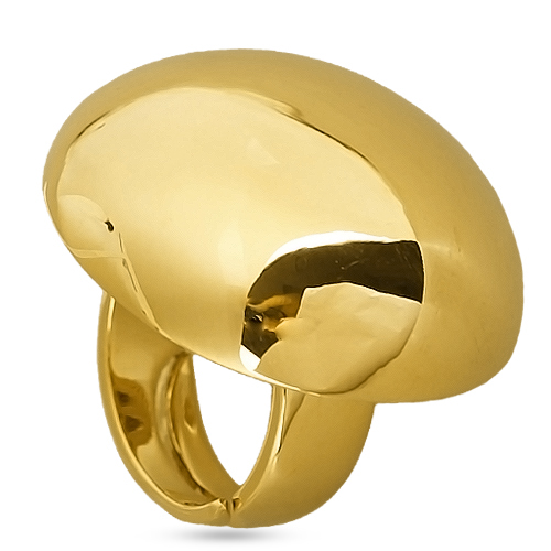 Кольцо 3см Геометрия (покрытие золото)