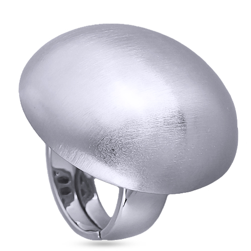 Кольцо 3см Геометрия (покрытие матовый родий)