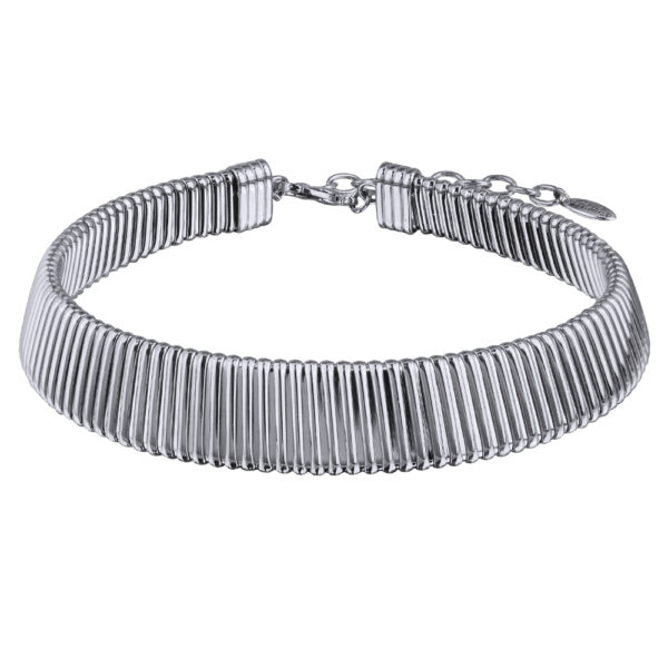 Колье Клеопатра (покрытие родий) 35-42см