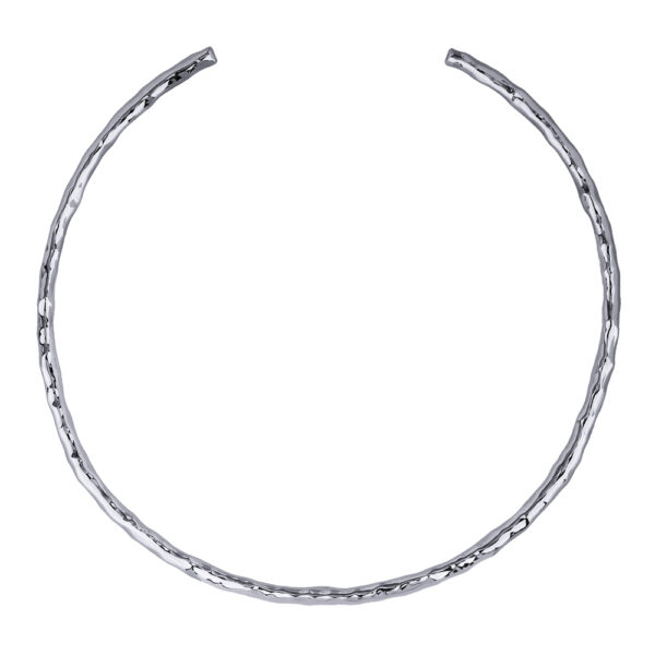 Колье гривна (покрытие родий)