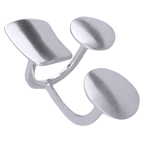 Кольцо Геометрия (покрытие матовый родий)