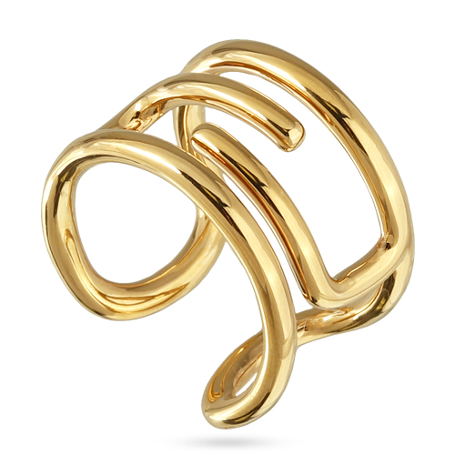 Кольцо Лабиринт (покрытие золото)