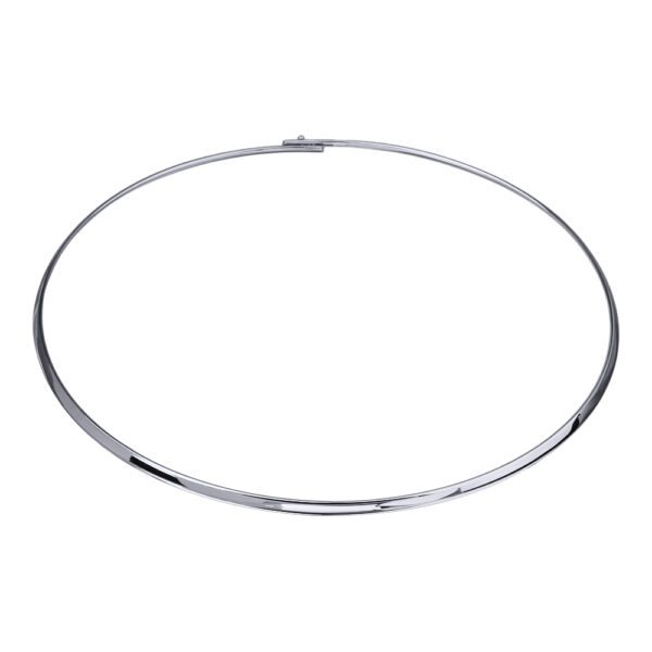 Колье Геометрия (покрытие родий) 40см