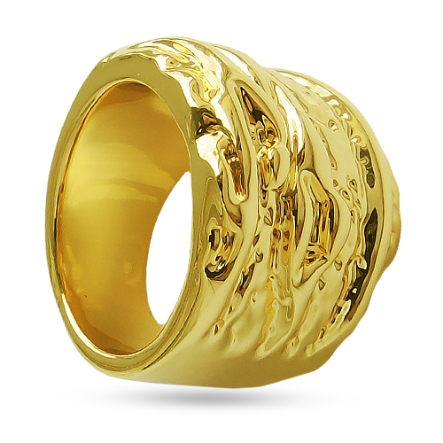 Кольцо Дюна (покрытие золото)