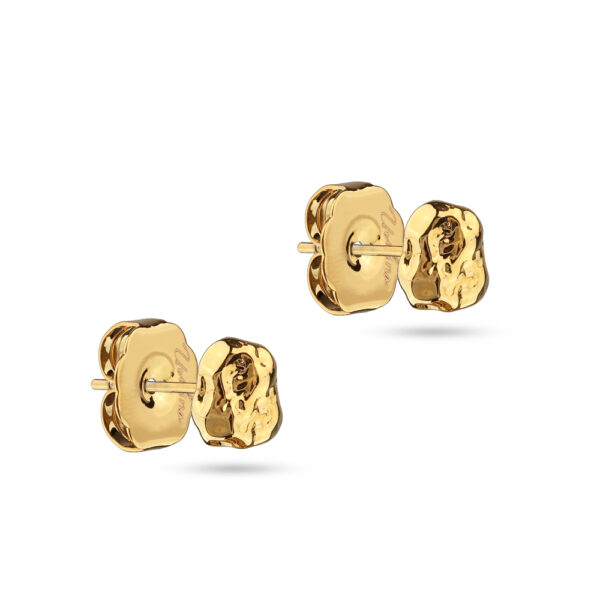 Пусеты Дюна  (7мм;  покрытие золото)