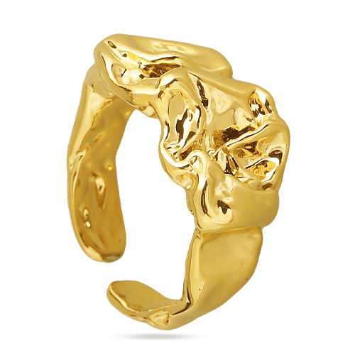 Пусеты Дюна  (10мм;  покрытие золото)