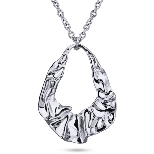 Кулон Дюна (покрытие родий) 90см