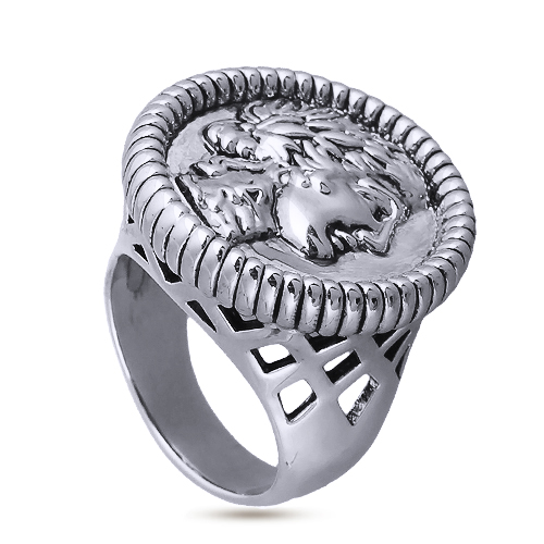 Кольцо Афродита (покрытие палладий с патиной)