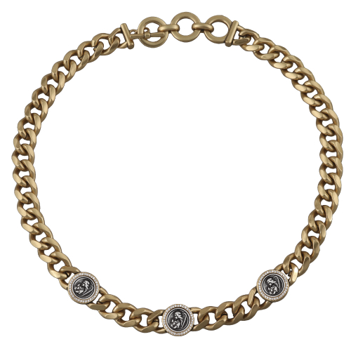 Пусеты Ангел  (кристаллы SW;  античное золото,  античное серебро)