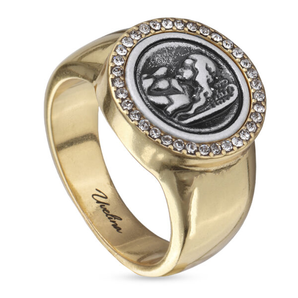 Кольцо Ангел (кристаллы SW; античное золото, античное серебро)