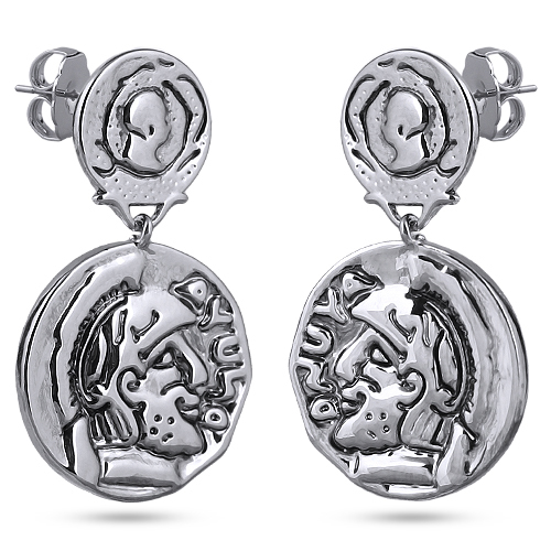 Серьги (покрытие родий)