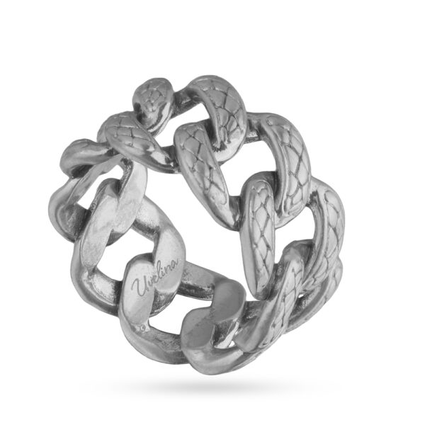 Кольцо Гипноз (покрытие античное серебро)