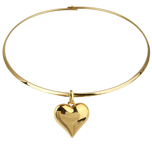 Серьги Сердцебиение (покрытие золото 2, 3см)