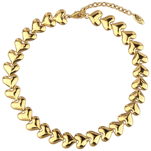 Колье Сердцеедка (покрытие золото) 36-42см