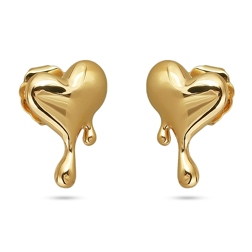 Серьги Оттепель (покрытие золото)