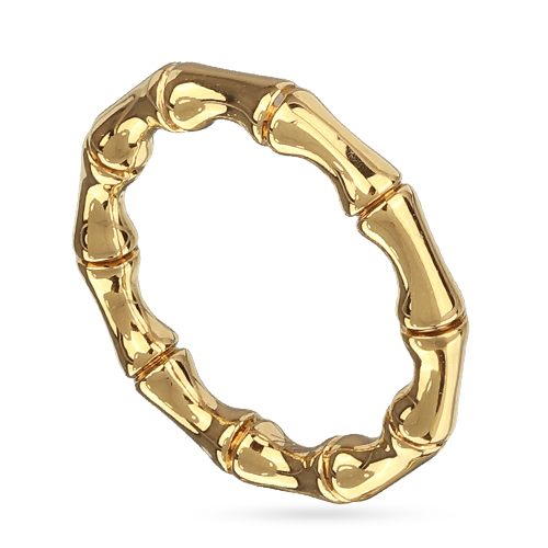 Кольцо Бамбук (покрытие золото)