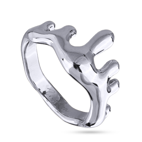 Кольцо Оттепель (покрытие родий)