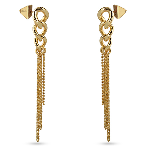 Серьги (покрытие золото)