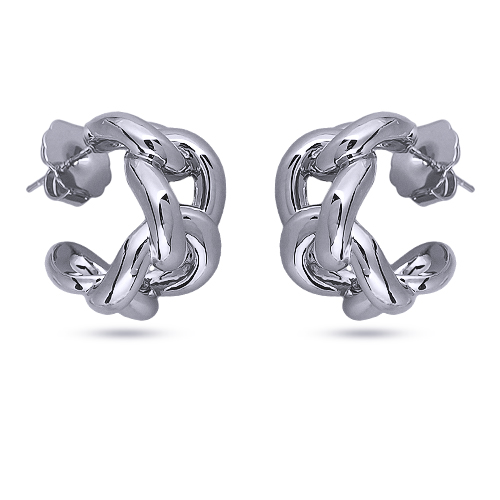 Серьги (покрытие родий)