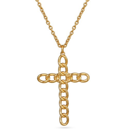 Кулон (покрытие золото) 90см