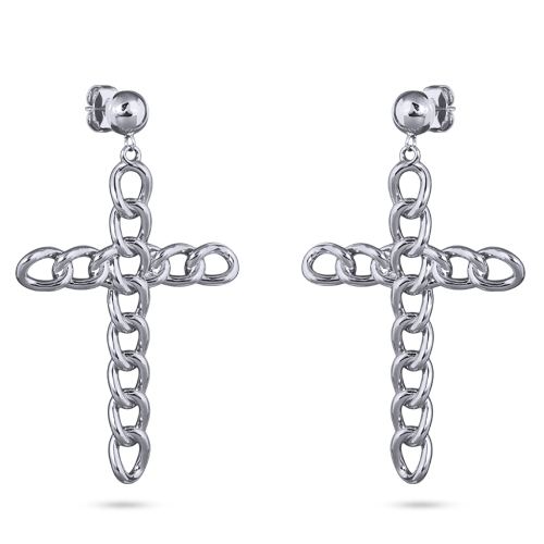 Серьги (покрытие родий)