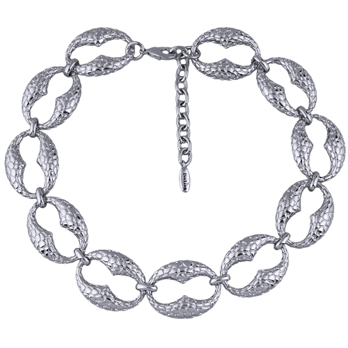 Колье (покрытие палладий) 45-50см