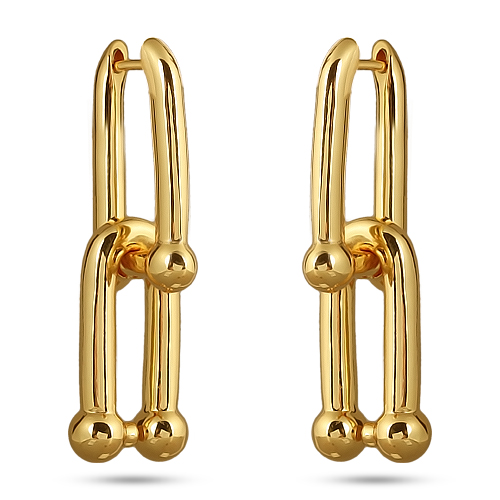 Серьги Тиффани (покрытие золото)