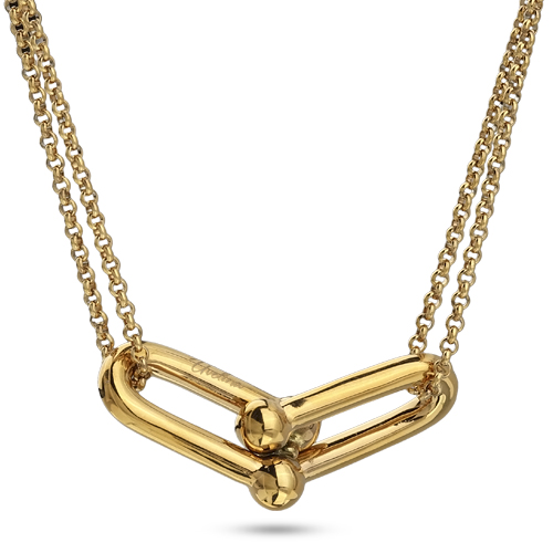 Кулон Тиффани (покрытие золото) 50-56см