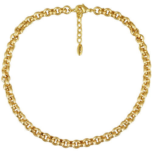 Колье (звено 9мм; покрытие золото) 45-50см
