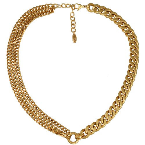 Колье (покрытие античное золото) 54см