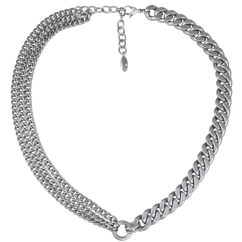 Колье (покрытие античное серебро) 47-54см