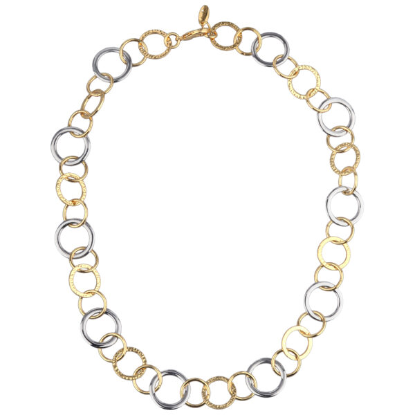 Колье (покрытие золото, родий 59см)