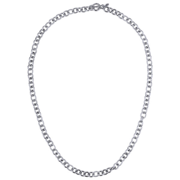 Колье (покрытие родий) 80см