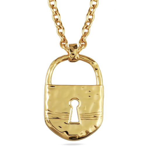 Кулон (покрытие золото) 90см