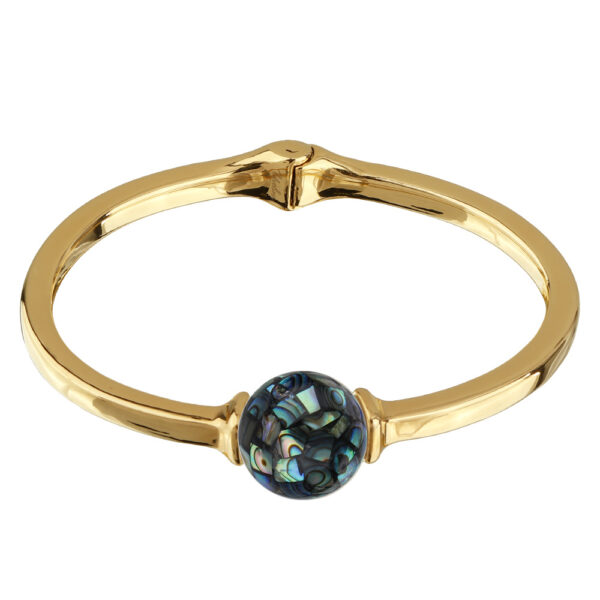 Браслет (гелиотис 16мм; покрытие золото)