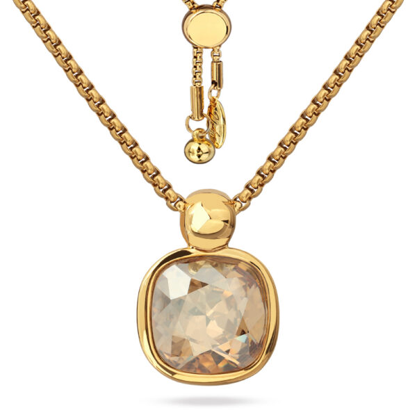 Кулон Триумф (кристаллы SW шампань 12мм; покрытие золото) 76см