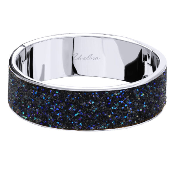 Браслет Галактика (кристаллы SW синие; покрытие родий)